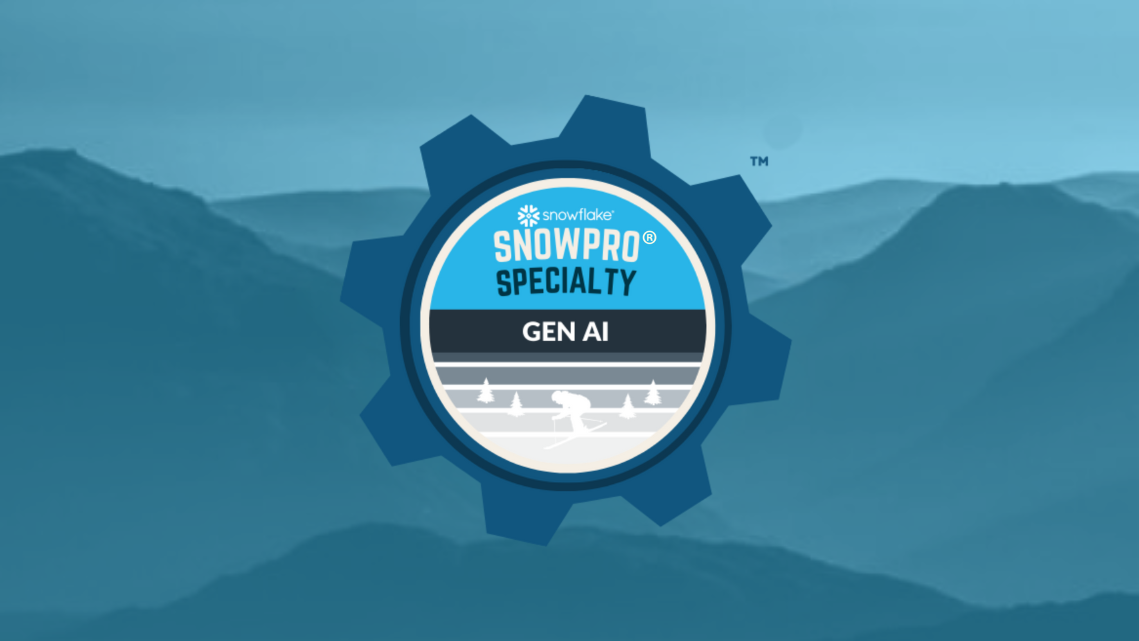 SnowPro Specialty Certification: Gen AI